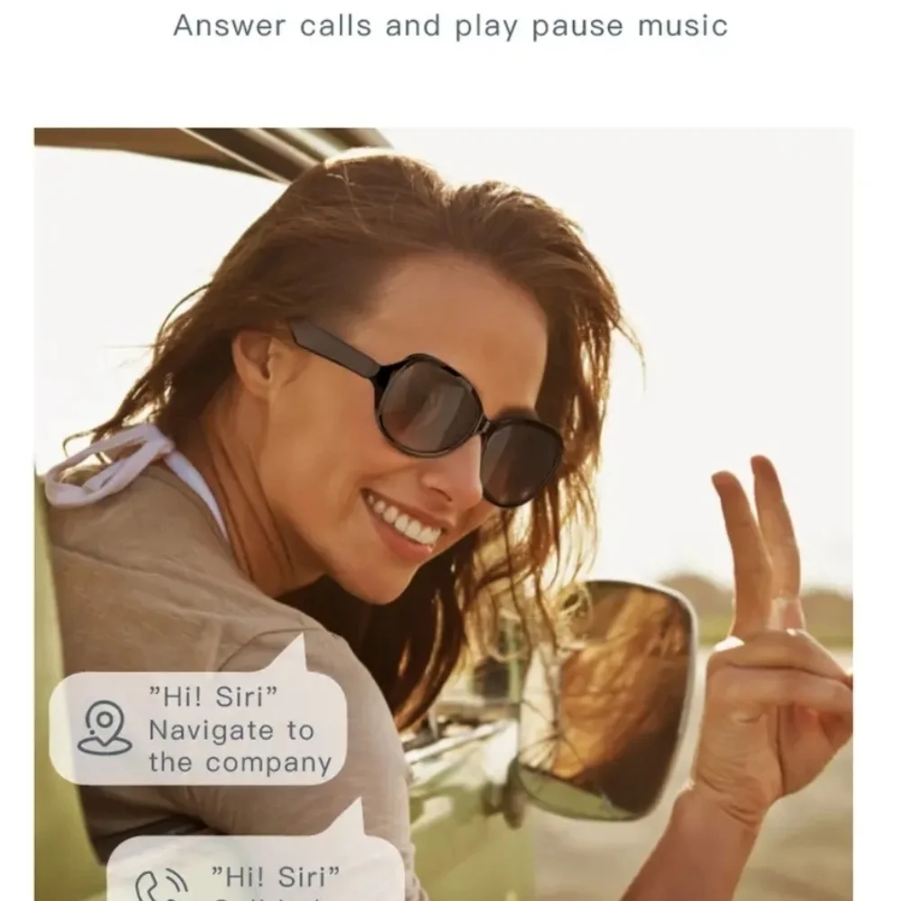 Smart Audio Glasses - Black